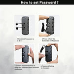 Multipurpose anti-theft sling backpack with combination lock and multiple compartments
