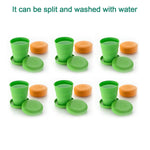 This durable collapsible cup with a lid is essential for camping and outdoor adventures.