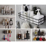 3-in-1 shower shelf rack placed in bathroom for storage