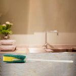 Durable plastic handle and scrub pad of the long handle bottle cleaning brush