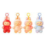 Soft toy keychain with hook attachment