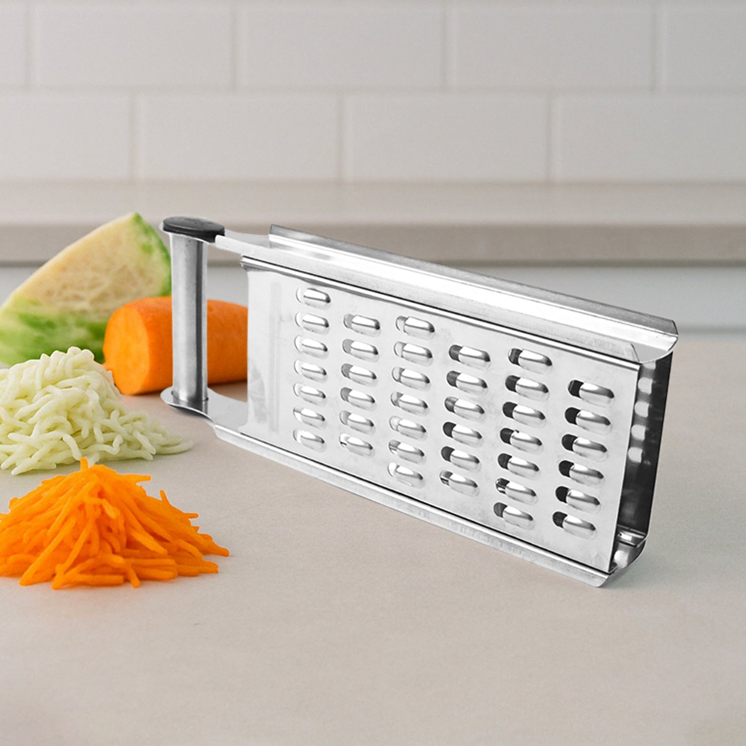 Compact Apex food slicer and grater ideal for vegetables and cheese