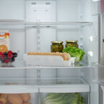 Egg tray with slots for refrigerator storage