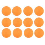 Pack of 12 orange 3-star table tennis balls suitable for robots and machines