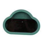 Side view of the waterproof mobile stand case attached to a surface.