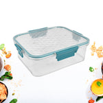 Stacked plastic lunch boxes set ideal for multipurpose food storage
