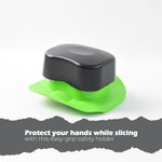 Stainless steel blades of vegetable slicer designed for home use
