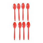 Flexible and handy reusable plastic spoon perfect for serving and meals
