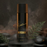 Signature premium black perfume deodorant bottle