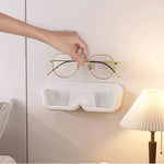 Side profile of the compact Wall Mount Sunglass Holder.