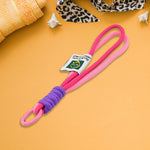 Multi-purpose mobile phone lanyard in various colours, showcasing its versatility.