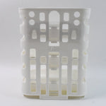 Plastic kitchen shelf organizer with three tiers for pantry storage