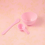 Complete three-piece facial mask mixing set for DIY skincare