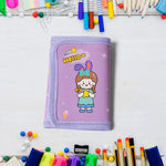 All seven items neatly displayed from the complete kids stationery set.
