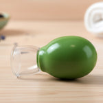 Manual silicone suction therapy cup for home massage use