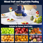 Packaging box for multi-purpose fruit and vegetable peeler set
