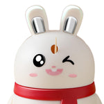 The simple and clean design of the red rabbit dispenser, perfect for dining table decoration.