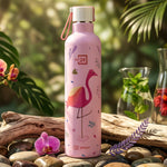Close-up of Pexpo Oslo Art water bottle handle and grip