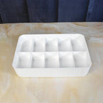 A set of two 10-grid storage boxes, ideal for organising small accessories in drawers or shelves.