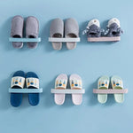 Compact and practical wall-mounted storage rack for small Indian bathrooms, saving valuable space.