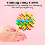 Twirl Treats variant of Spin Flower Candy fidget toy with spiral pattern