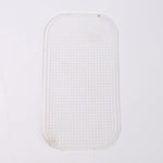 Clear anti-slip dashboard mat blending with vehicle interior