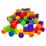 An exciting layout of multicolor learning blocks from the Kids' Block Set.