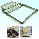 2-in-1 bathroom organizer with self-adhesive towel hanger and soap holder stand