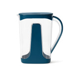 Durable lightweight plastic water jug with spill-proof lid