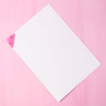 Triangle paper clip clasping office documents securely