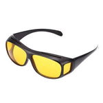 Detailed view of Safora high-definition night driving glasses.