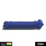 Close-up view of the durable mixed-color multipurpose rope for versatile use.