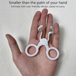The contact lens tool displayed with its protective case for hygiene.