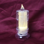 Battery-operated LED Tea Light Candle, ideal for various festival decorations.