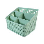 Close-up showing woven texture detail of multipurpose divider holder