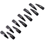 Complete set of 12 versatile Metal Hair Clips for women and girls.