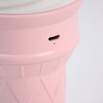 Close-up of ice cream themed pink humidifier for home and office relaxation