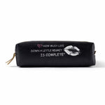 Zippered pouch for storing pens and pencils