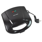 Side view of sandwich maker compact design and easy grip handle