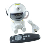 LED light feature of astronaut galaxy star projector night lamp
