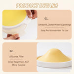 Plastic food saver container with secure lid for daily use