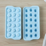 Multi-grid plastic ice cube tray for quick freezing of ice cubes