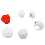 An adorable animal shape night lamp, part of the 6-piece set for festive decoration.