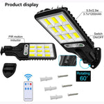 High-power LED solar light unit designed for outdoor use