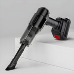3-in-1 wireless vacuum cleaner demonstrating its powerful blower function for quick dust removal.