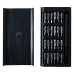 magnetic precision screwdriver tool with interchangeable bits