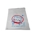 Reusable zip pouch displayed open to show interior space for essentials.