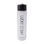 Portable glass water bottle ideal for travel and office