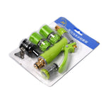 Long-range water spray nozzle effectively reaching distant areas in a garden.