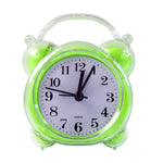 Classic quartz analog alarm clock with traditional loud ringing alarm